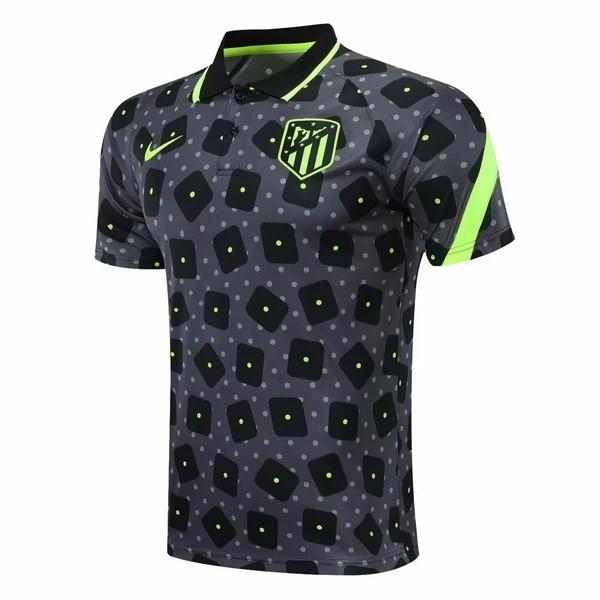 Polo Atletico Madrid 2020-21 Negro Gris